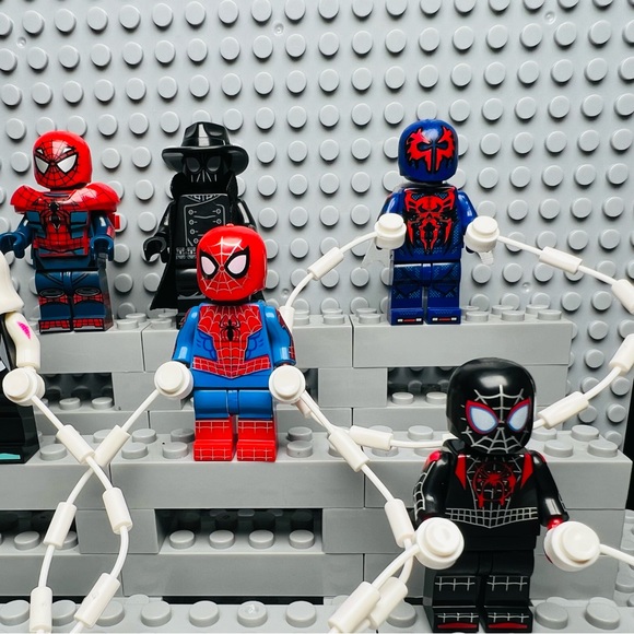 Spider Man Custom Minifigures Lot of 8 - Picture 3 of 6